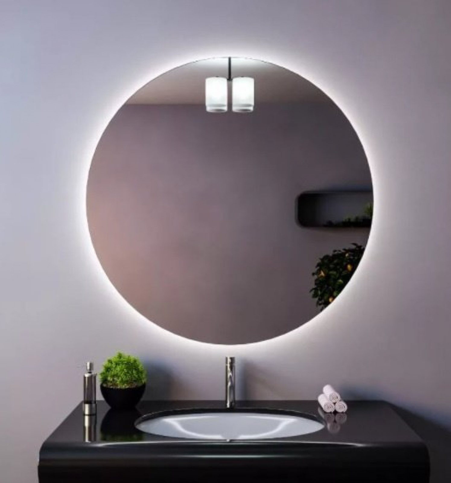 Зеркало 800*800 Стиль с LED подсветкой копия